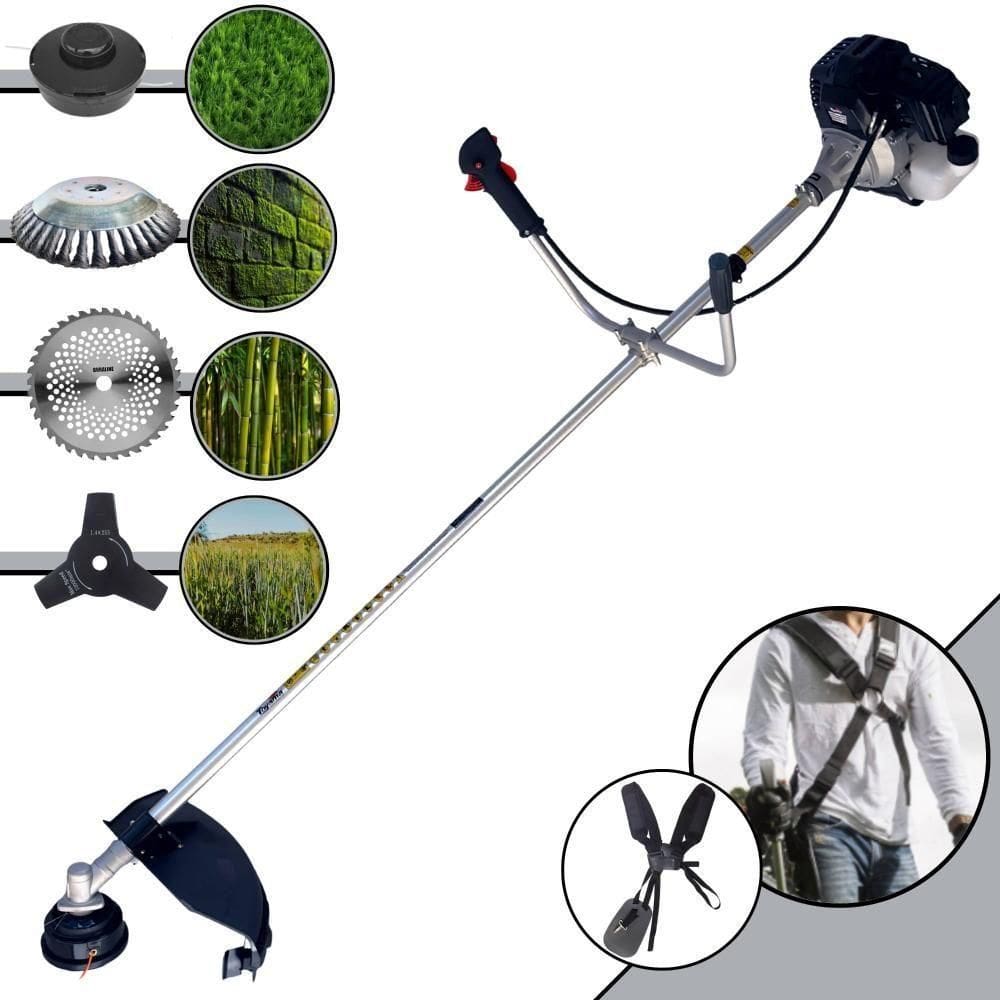 Roçadeira 43cc 1,7hp Rt43lb25a Toyama Com 4 Opções De Corte