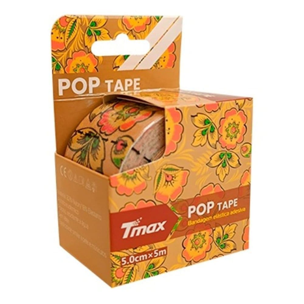 Bandagem Elástica Adesiva Funcional Pop Tmax Flowers