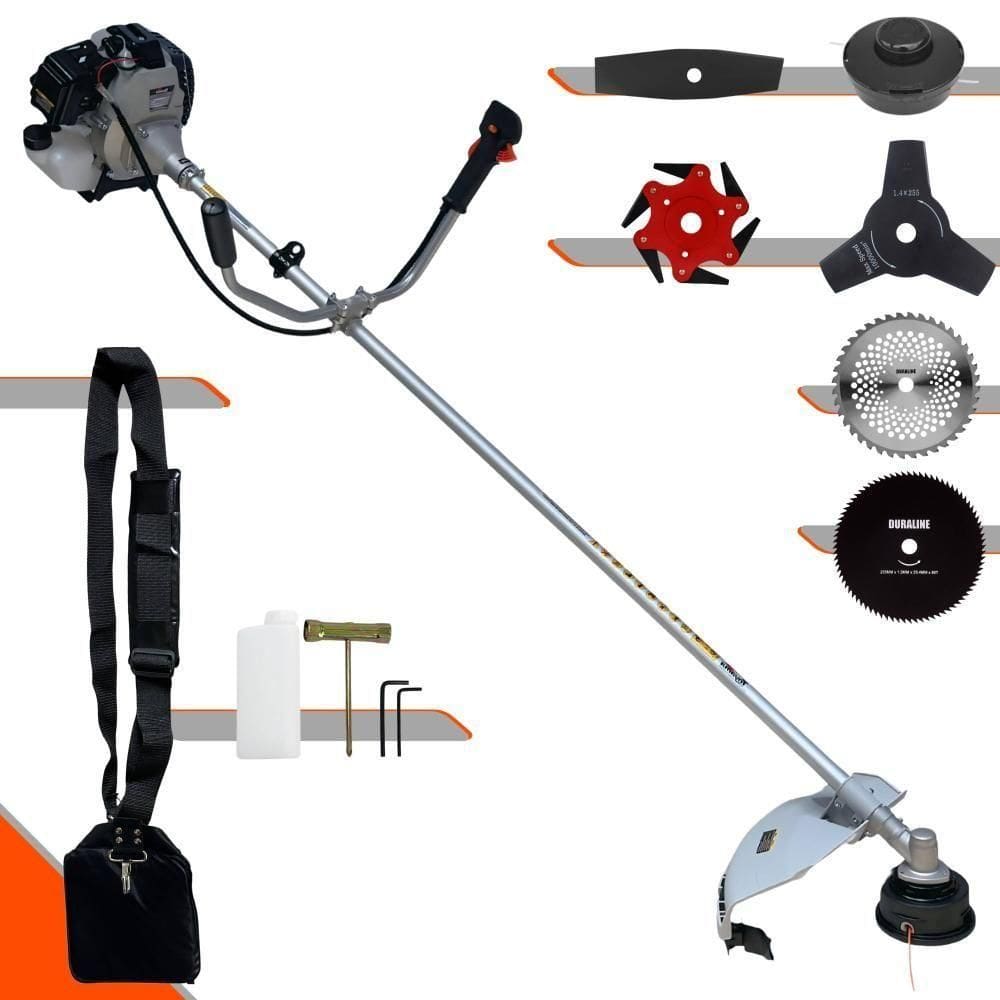 Roçadeira Lateral Toyama Tbc43h 43cc 1,7hp Completa 6 Em 1