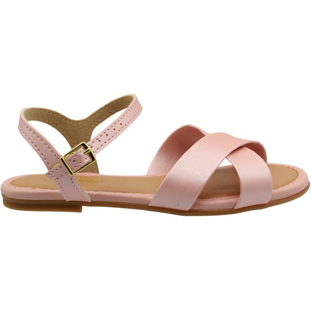 Sandália Infantil Molekinha Tamisa Napa Metalizado Conforto Menina