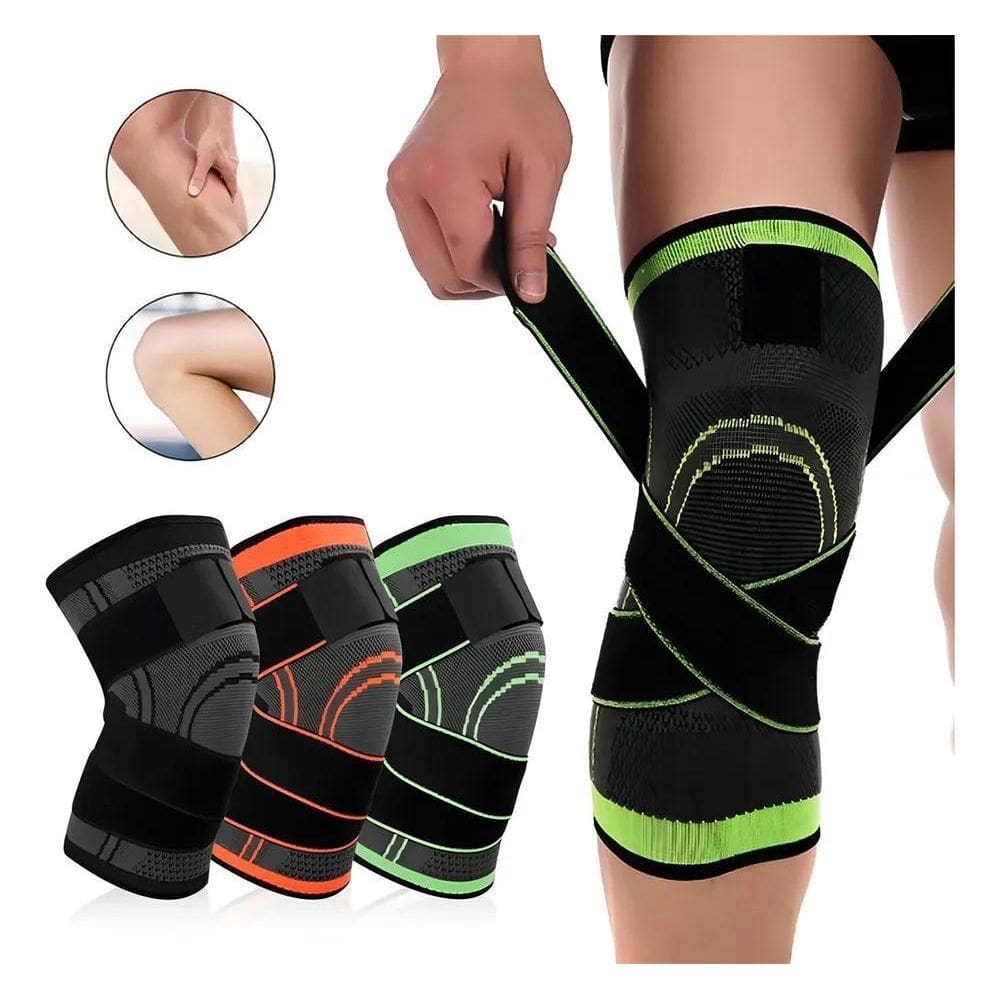 2X Joelheira Compressão Ortopédica Para Alivio De Dor No Joe