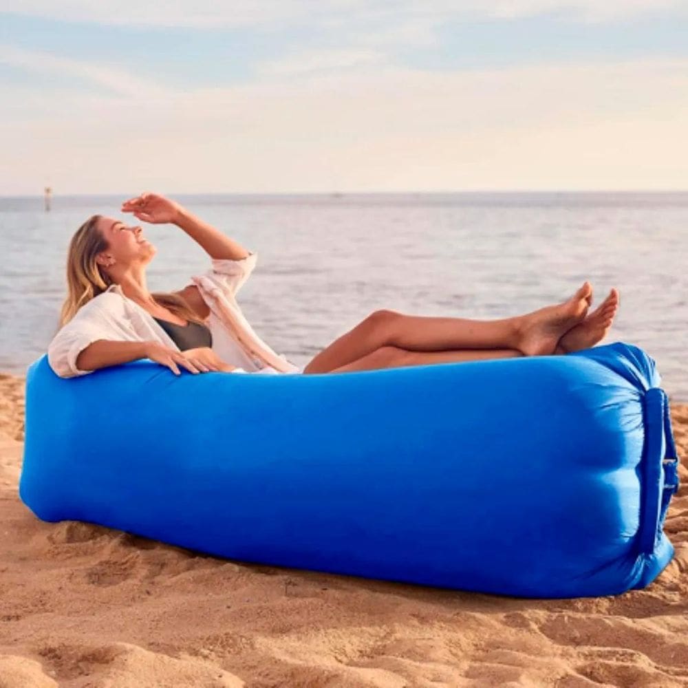 Saco Inflável Puff Ideal Para Relaxar Em Qualquer Lugar