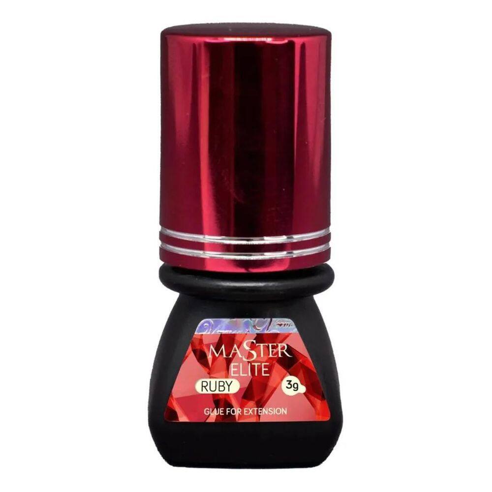 2X Cola Ruby Master Elite 3Ml Para Extensão De Cílios