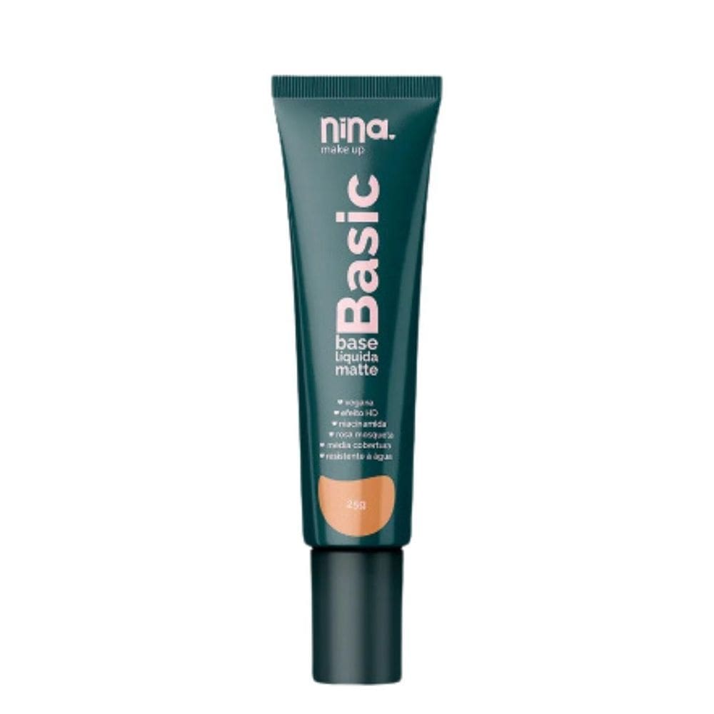 Nina Makeup Base Líquida Basic 25G