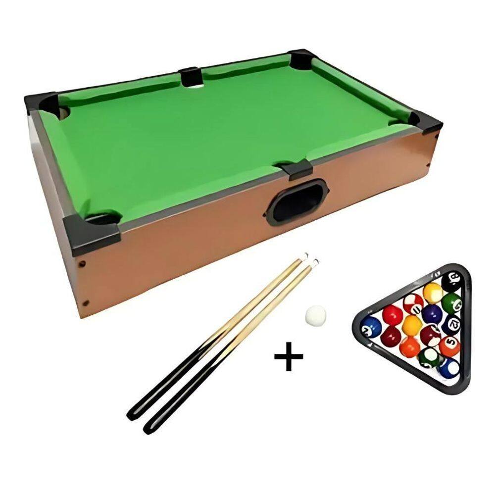Mini Sinuca Completa Mesa Bilhar Infantil Crianças Presente
