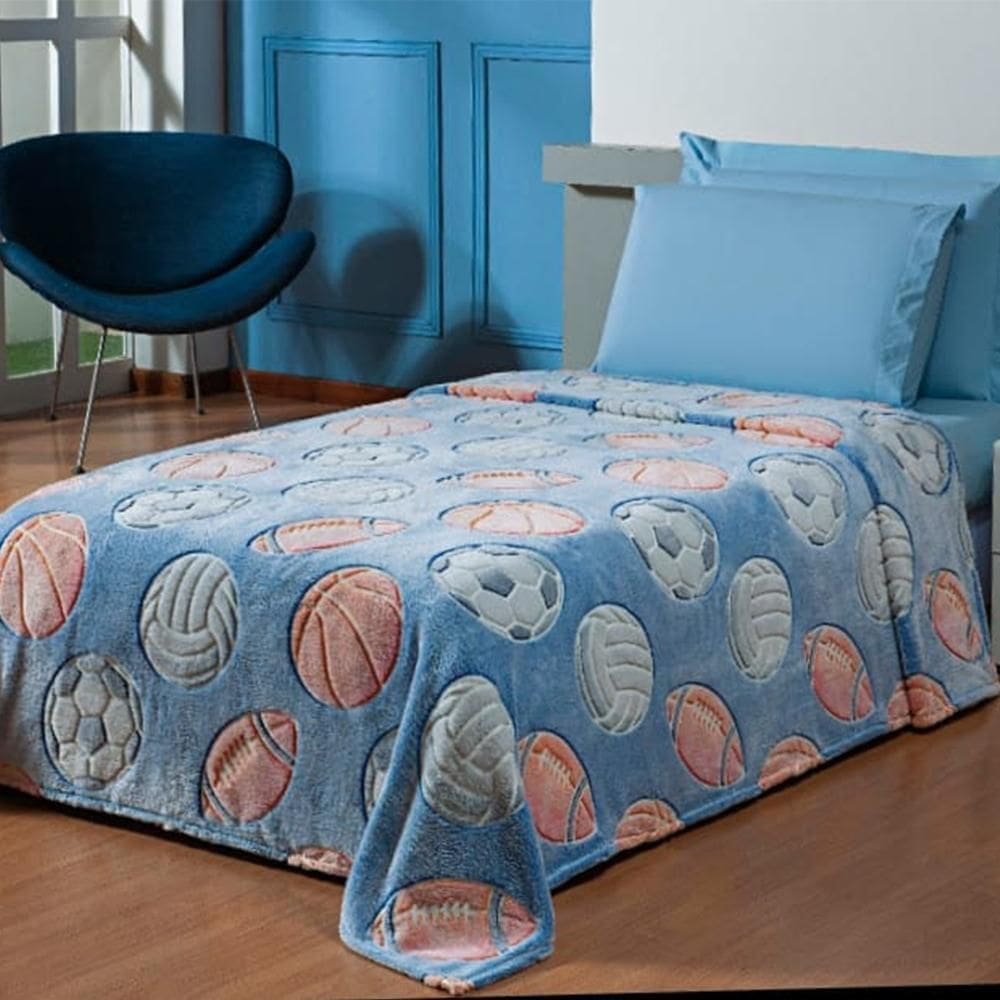 Manta Cobertor Solteiro Infantil Brilha No Escuro Macia