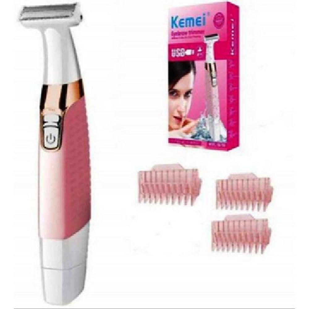 Depilador Portatil Feminino Kemei 1900 Prova D`Agua