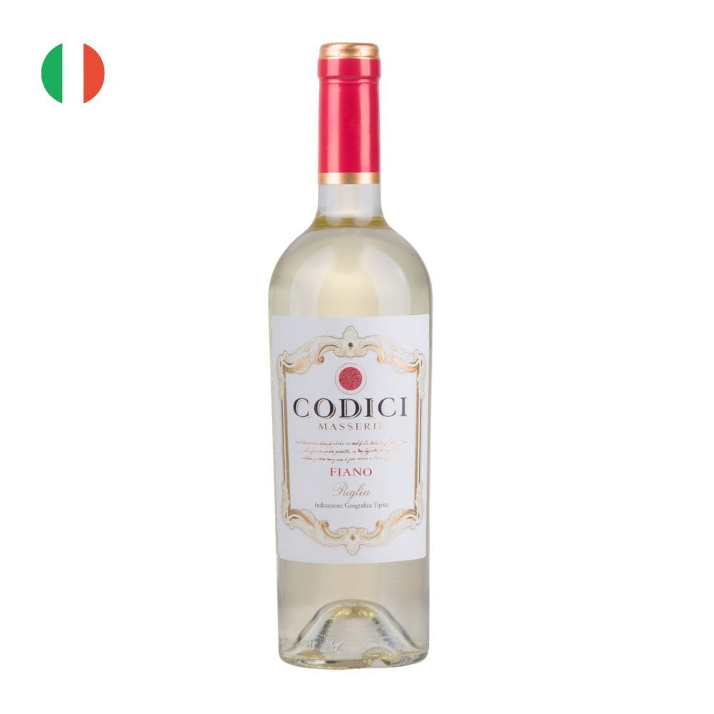Vinho Codici Masserie Fiano Branco Itália 750ml