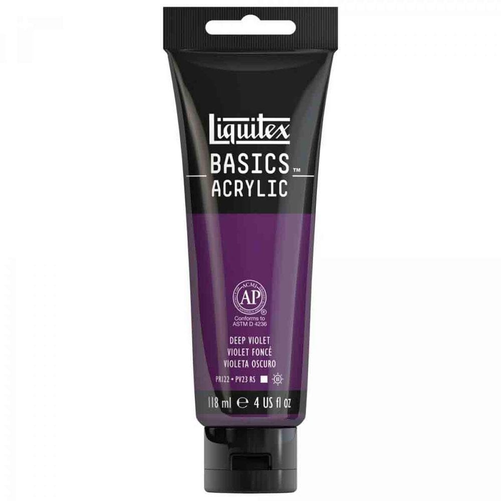 Tinta Acrílica Liquitex Basics 115 Deep Violet 118Ml