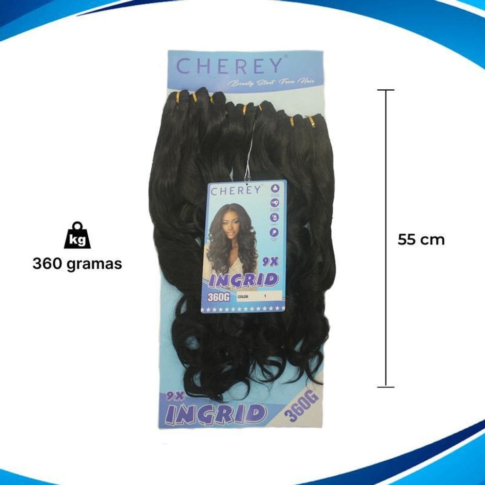 Cabelo Orgânico 9X Ingrid 360G Entrelace