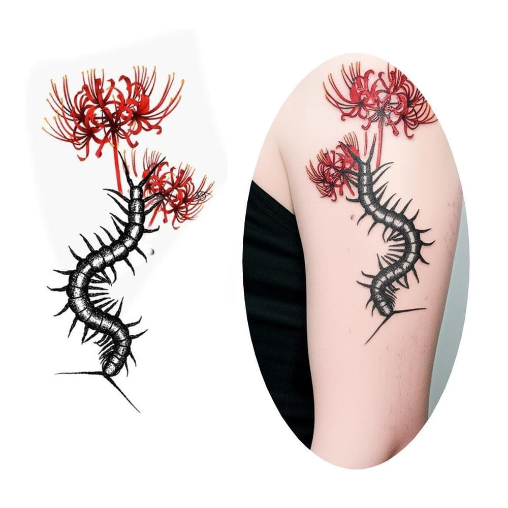 Tatuagem Temporária Cosplay Tokyo Ghoul Anime 19 Cm