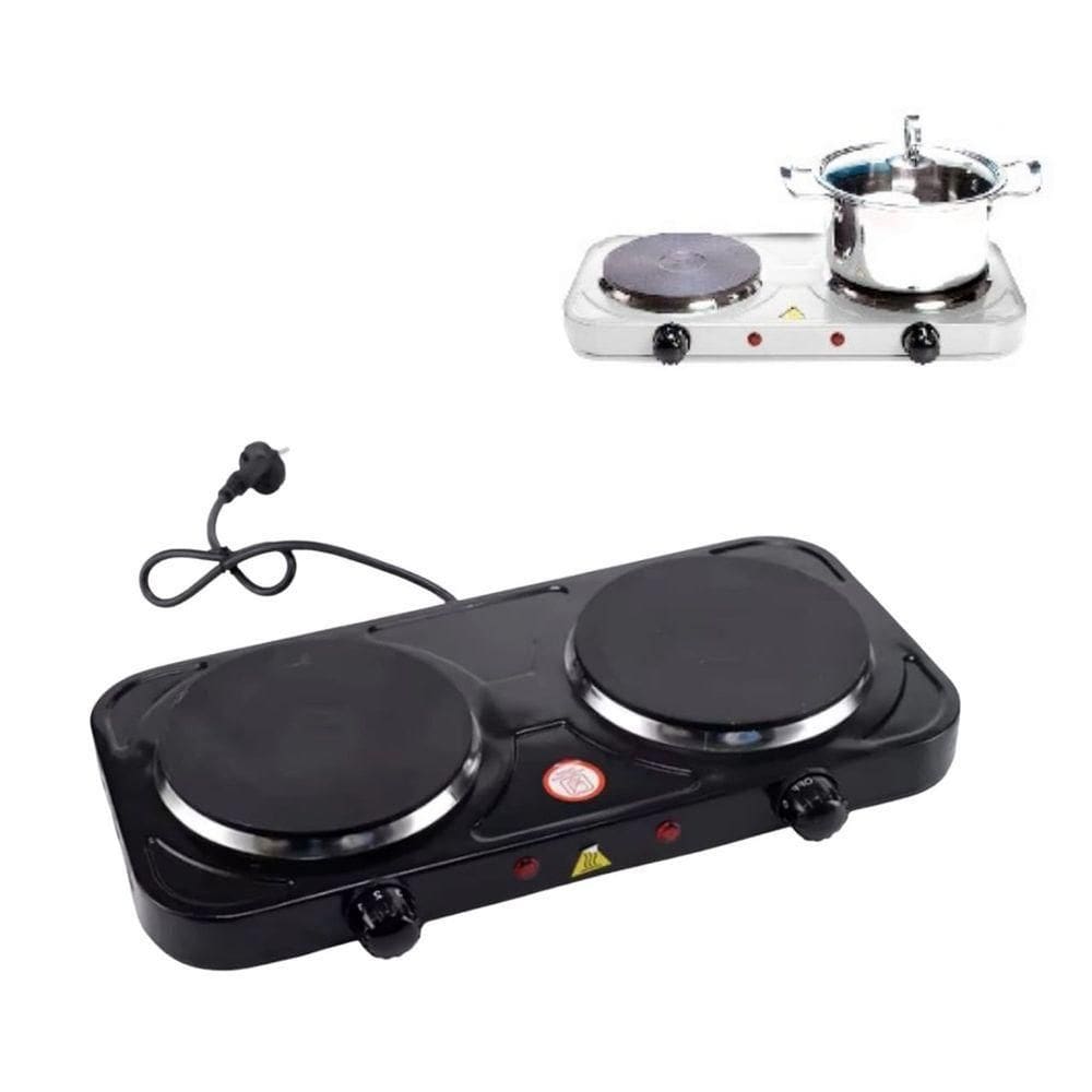 Fogareiro Indução Cooktop 2000w Fogão Portátil Elétrico 2 Bocas 127v