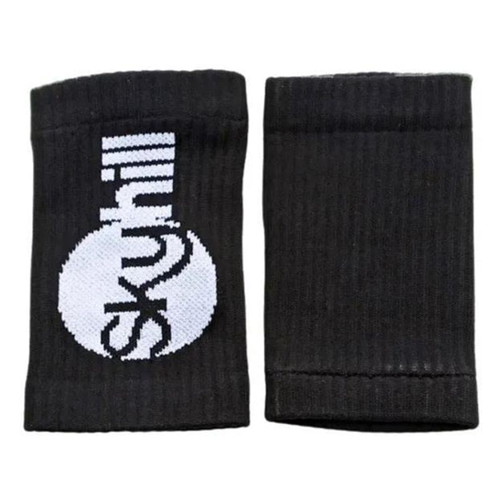 2X Munhequeira Canelada Skyhill Cor Preto Tamanho Único