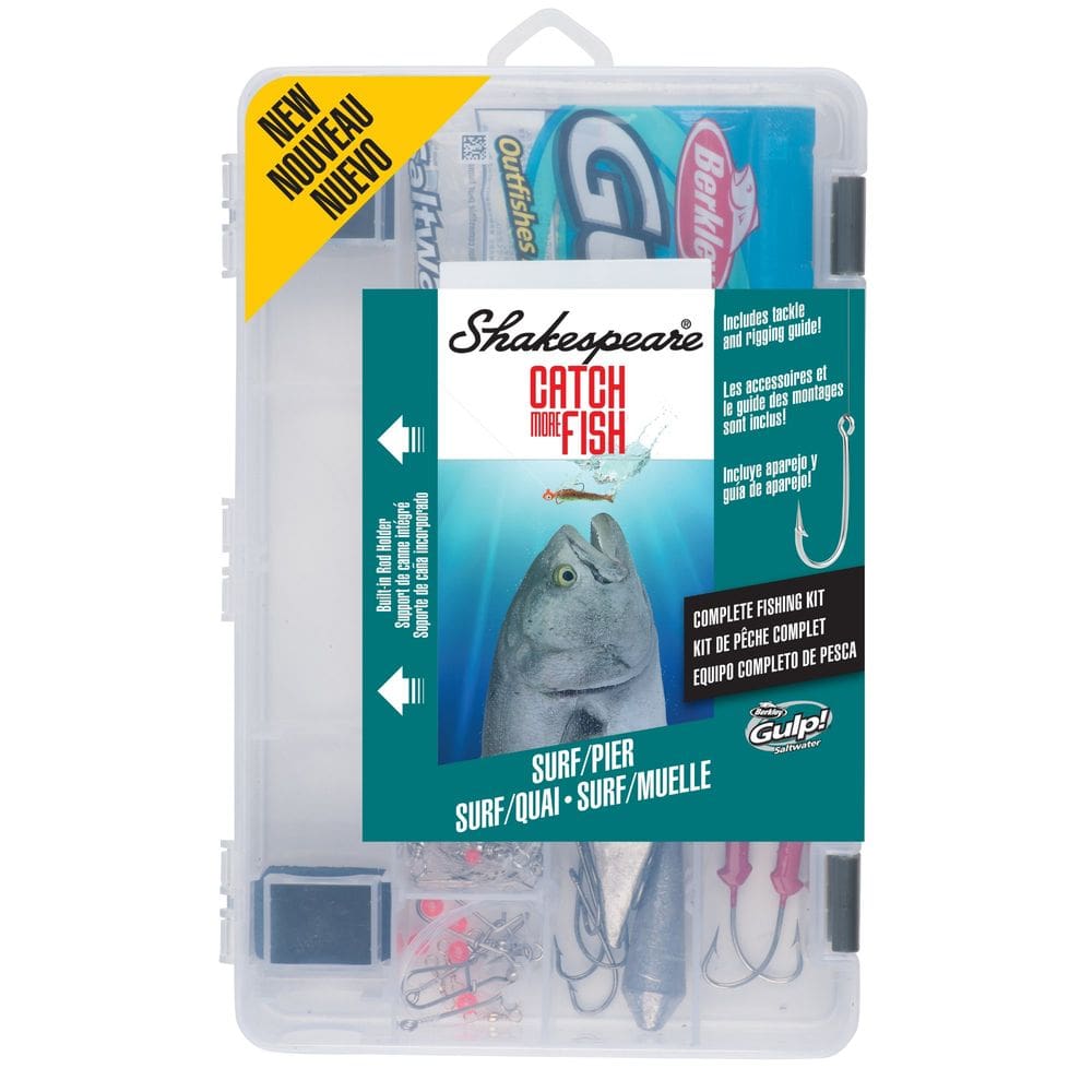 Kit de equipamento de pesca Shakespeare Catch More Fish Surf Pier