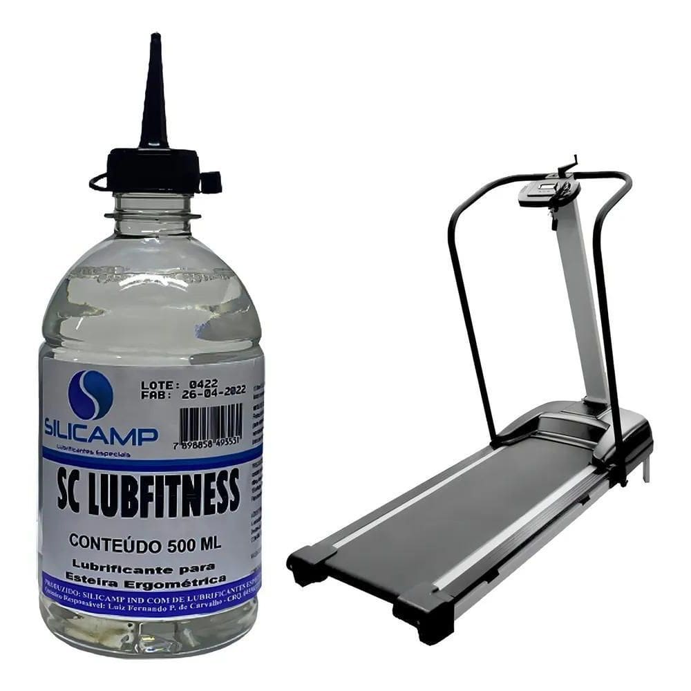 2X Silicone Lubrificante Para Esteira Ergométrica 500Ml