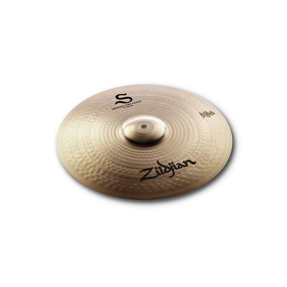 Prato Crash Zildjian S de tamanho médio fino 16”