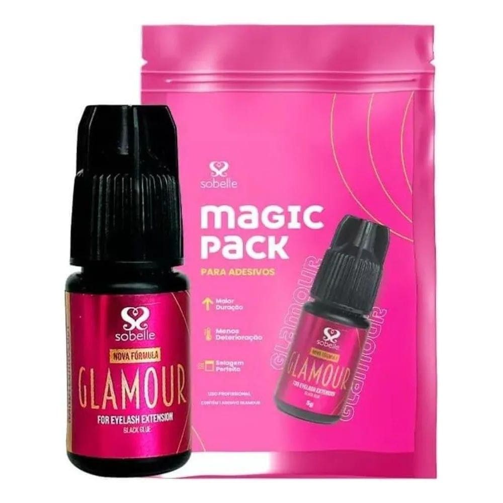 2X Cola Glamour Sobelle 3Ml Cor Preto