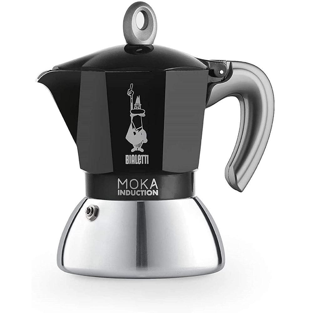 Cafeteira Moka Induction 6 Xícaras Preto Bialetti