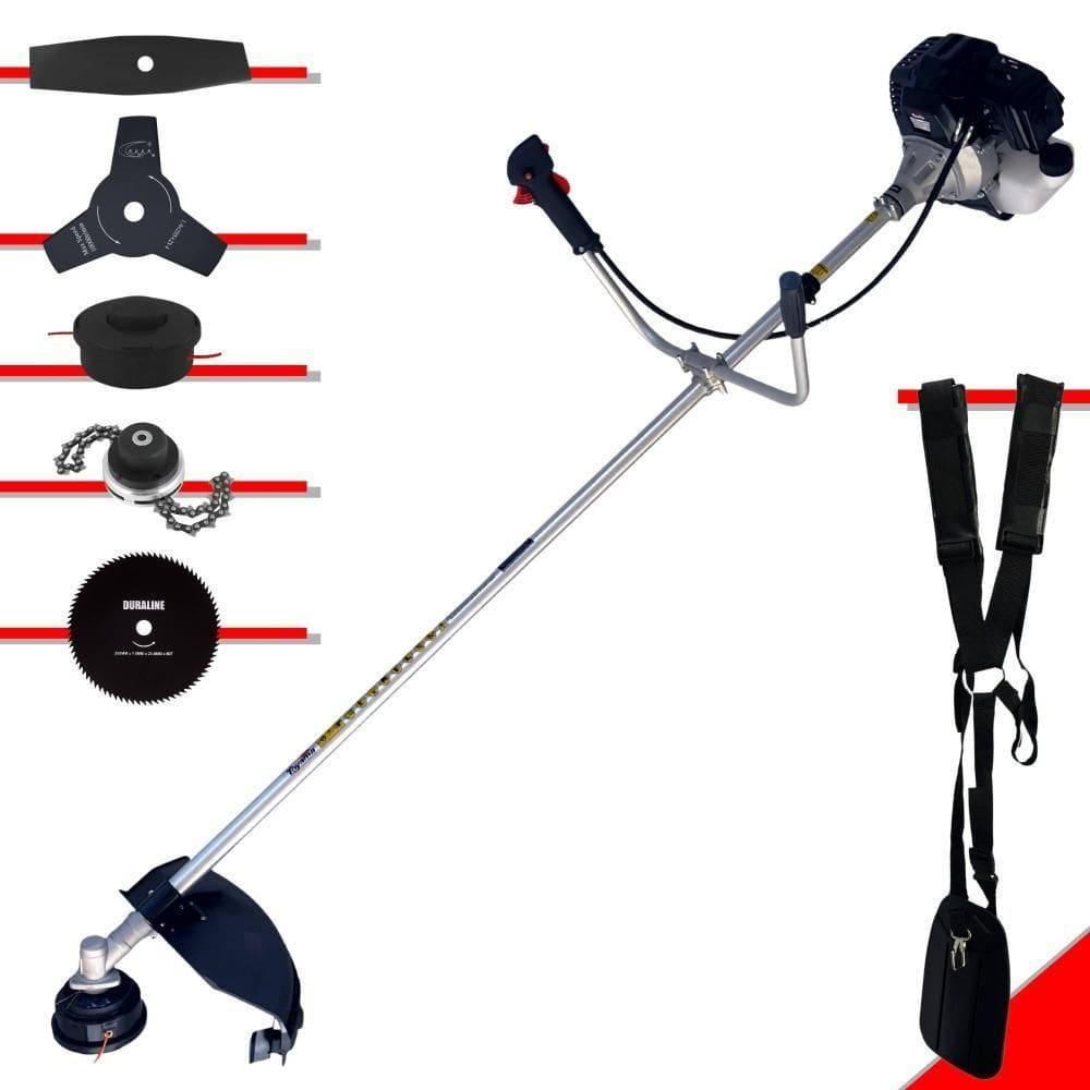 Roçadeira Toyama Rt43lb25a 1,7hp 43cc + Faca 2p 80d Trimmer