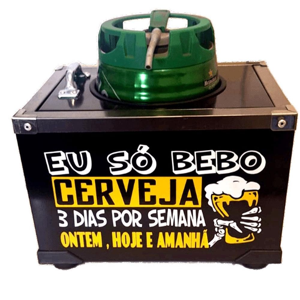 Caixa Térmica 2 Em 1 Barril Chopp 5 Litros Ou 12 Latas Só