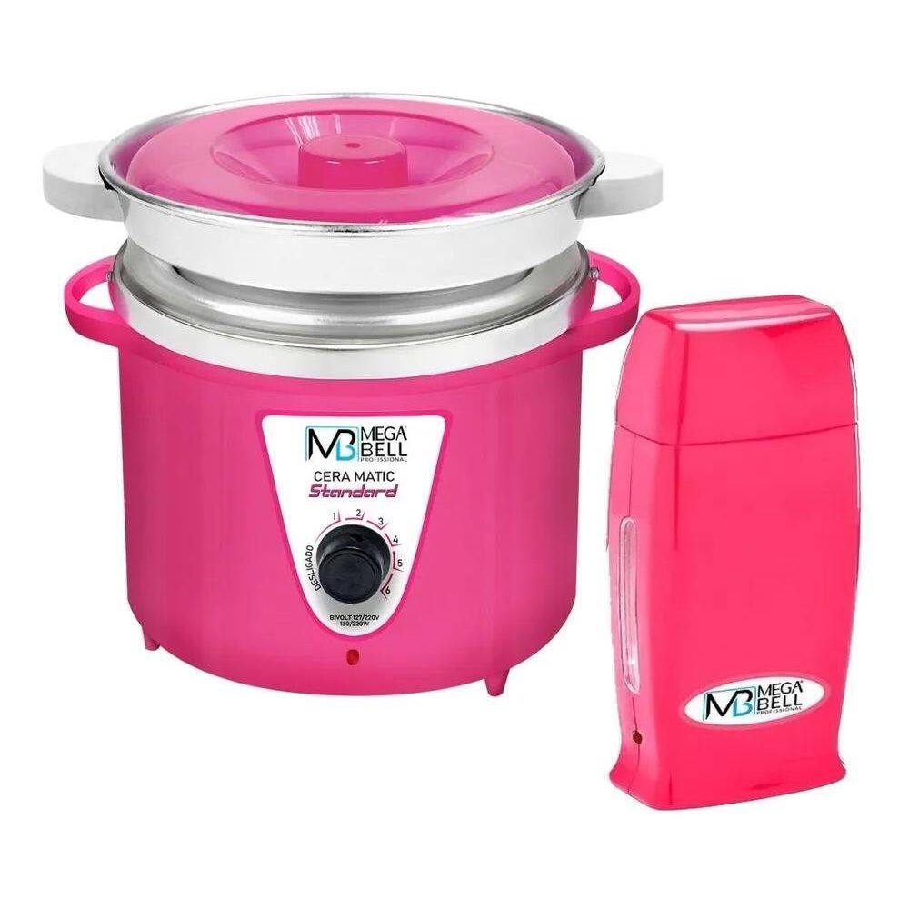 10X Panela Depilação Termocera 900G Com Refil + Roll-On Todo