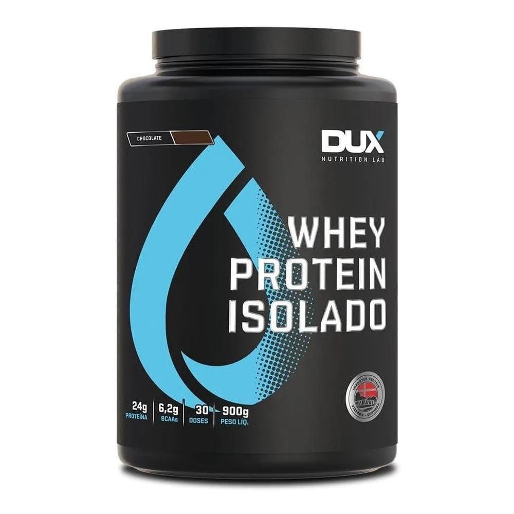 Whey Protein Isolado Dux Nutrition - Pote 900G Sabor Cookies