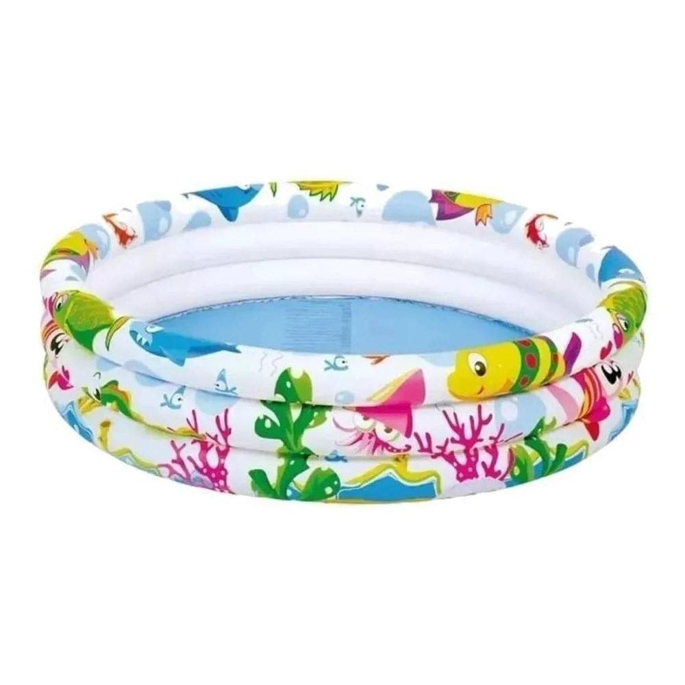 2X Piscina Inflável Redonda Wellmix Summer Fun Ws17010-1 De