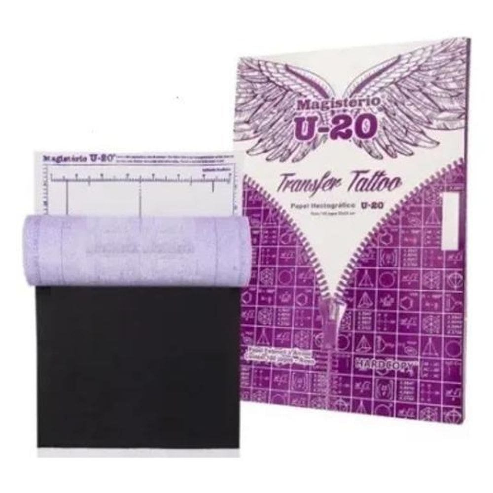 2X Papel Hectografico Decalque Tatuagem 50 Folhas