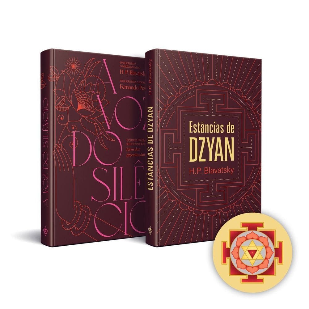 Kit Blavatsky + Adesivo (a Voz Do Silêncio + Estâncias De Dzyan)