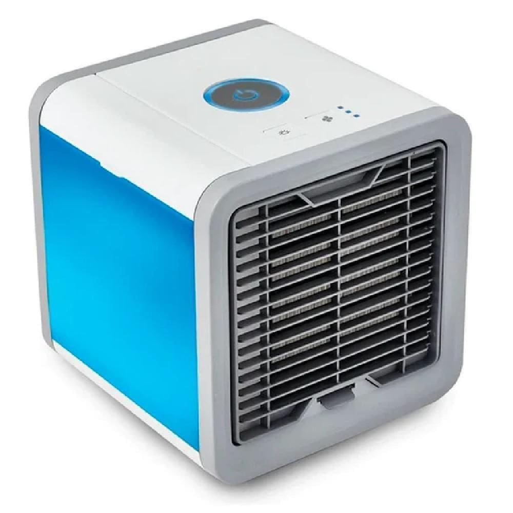 Ar Condicionado Portatil Umidificador Ar Mini Purificador Ventilador Portatil Mesa Luminaria Led