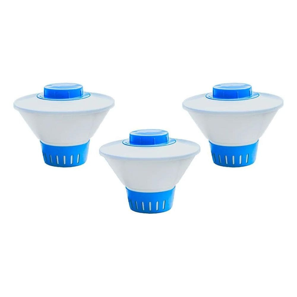 2X Clorador Flutuante Suporte Para Pastilhas De Cloro Piscin