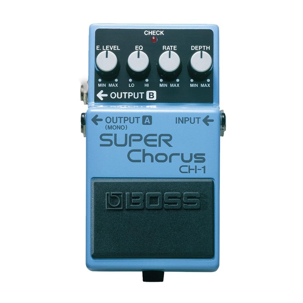 Pedal Chorus BOSS CH-1 Stereo Super para teclado de guitarra