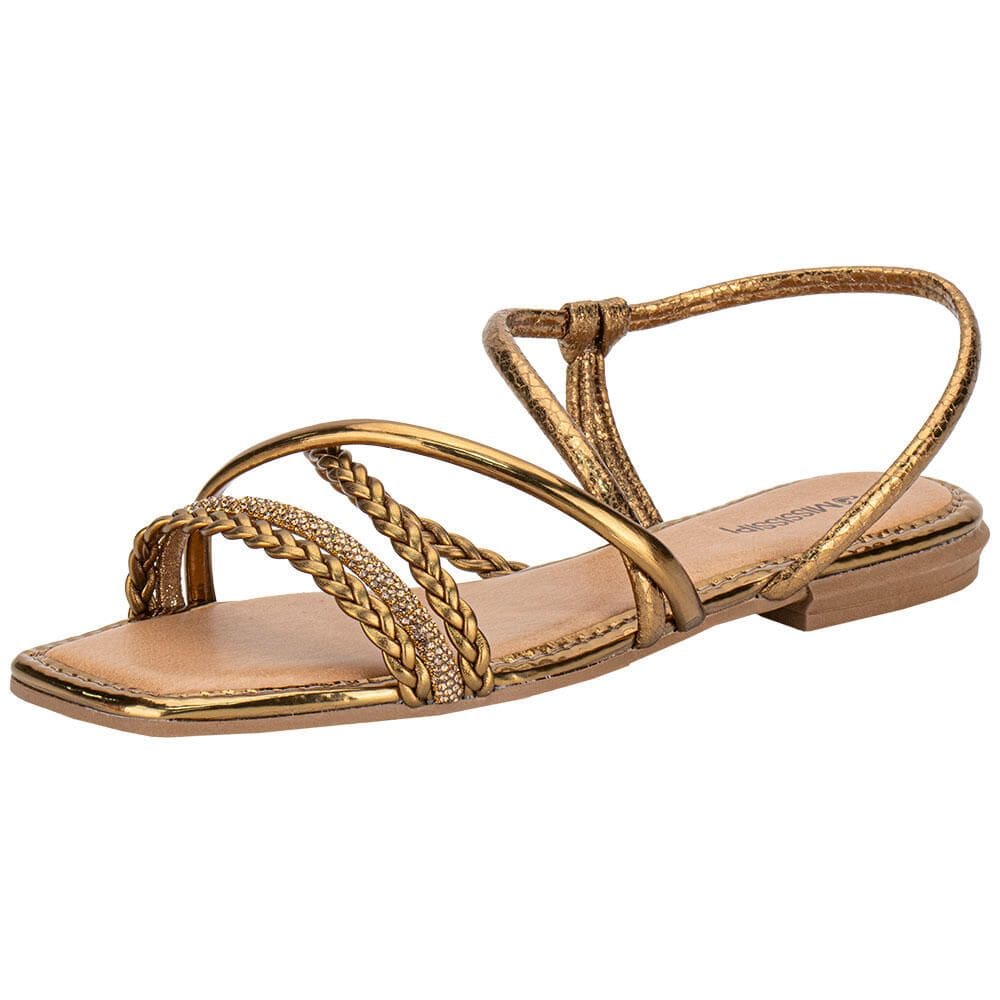 Sandália Feminina Flat Mississipi J0661