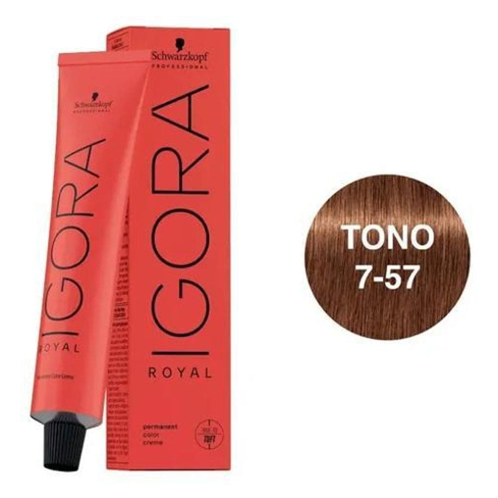 2X Tinta Permanente Igora Royal Schwarzkopf 60M