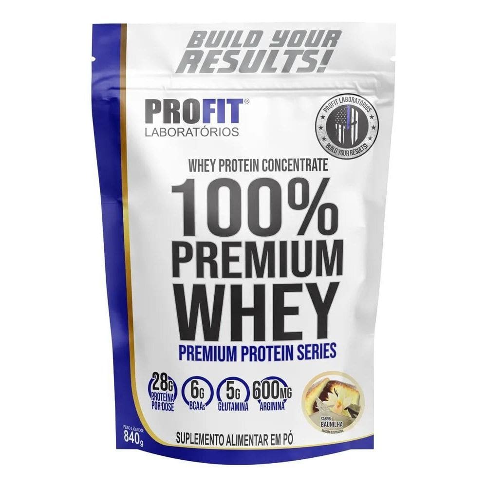 2X Whey Protein 100% Concentrado Premium 840G Profit Sabor B