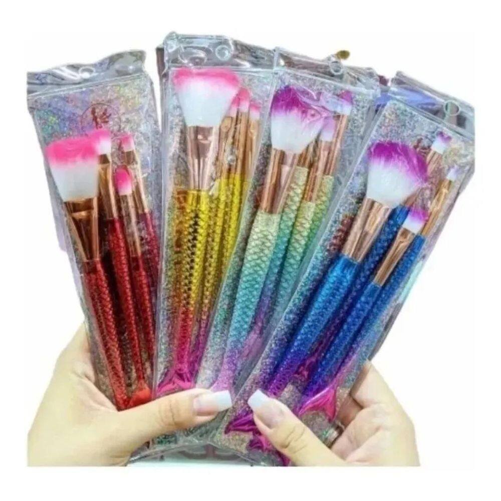 2X Kit 12 Pacotes De Pincel Sereia Para Revenda