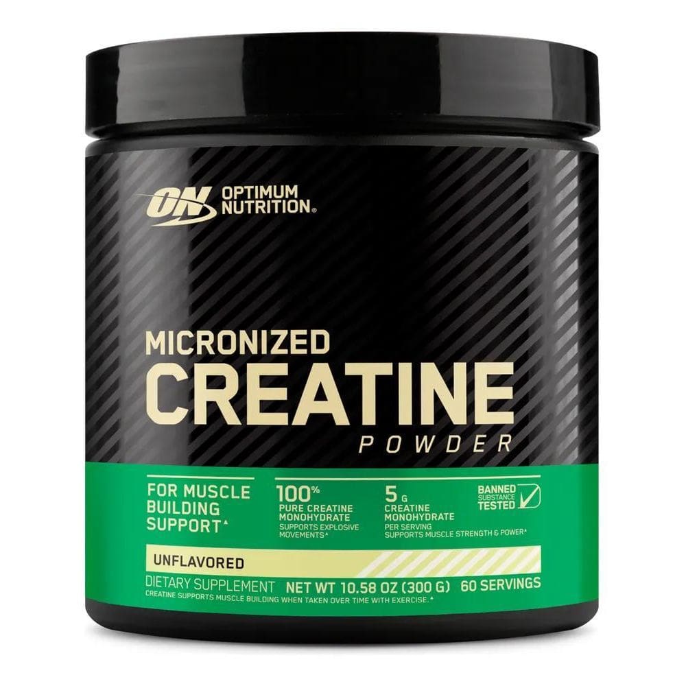 Creatina Micronizada Pó Sem Sabor 300G On Optimum Nutrition