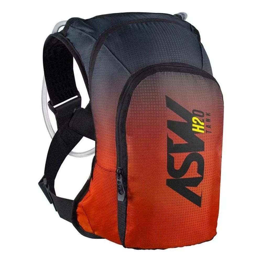 2X Bolsa Mochila Hidratação Asw Tank Cinza Cross Bike 3 Litr