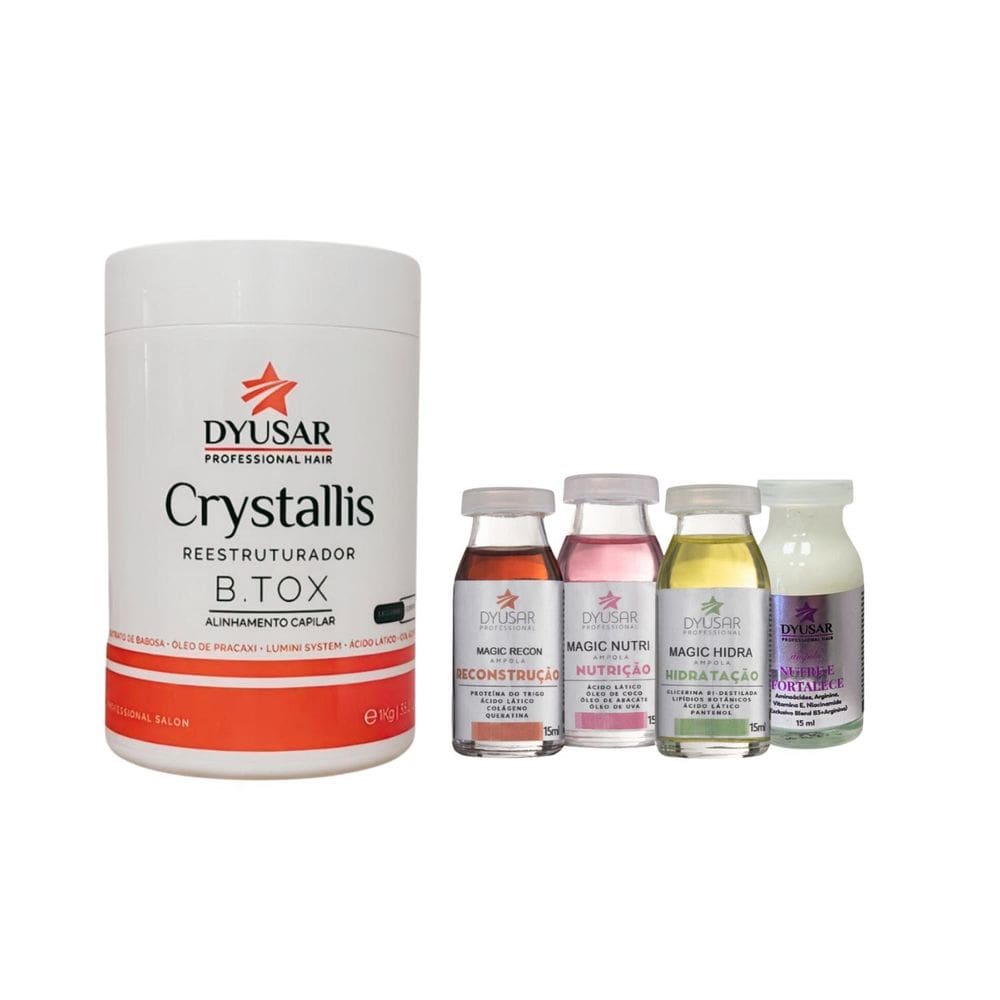 B.Tox Crystallis 1Kg + Cronograma 4 Ampolas Dyusar