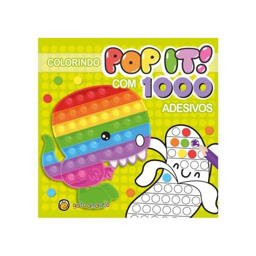Colorindo Pop It - Dinossauro