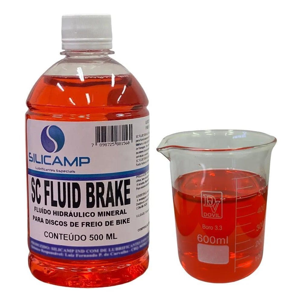 2X Fluido De Freio Disco Mineral Vermelho Hidráulico Bike 50