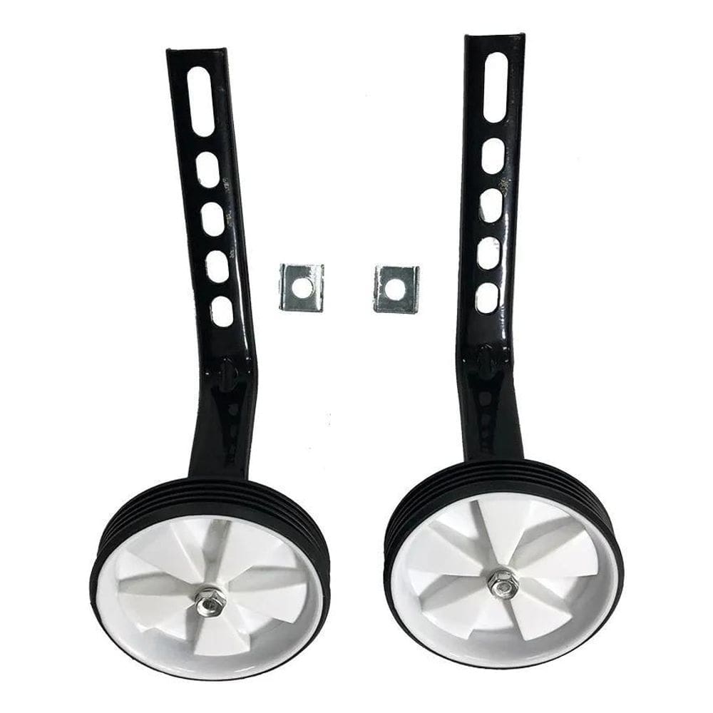 2X Roda Lateral Rodinha Aço Bicicletas Aro 12 Ao 20 Rodinha