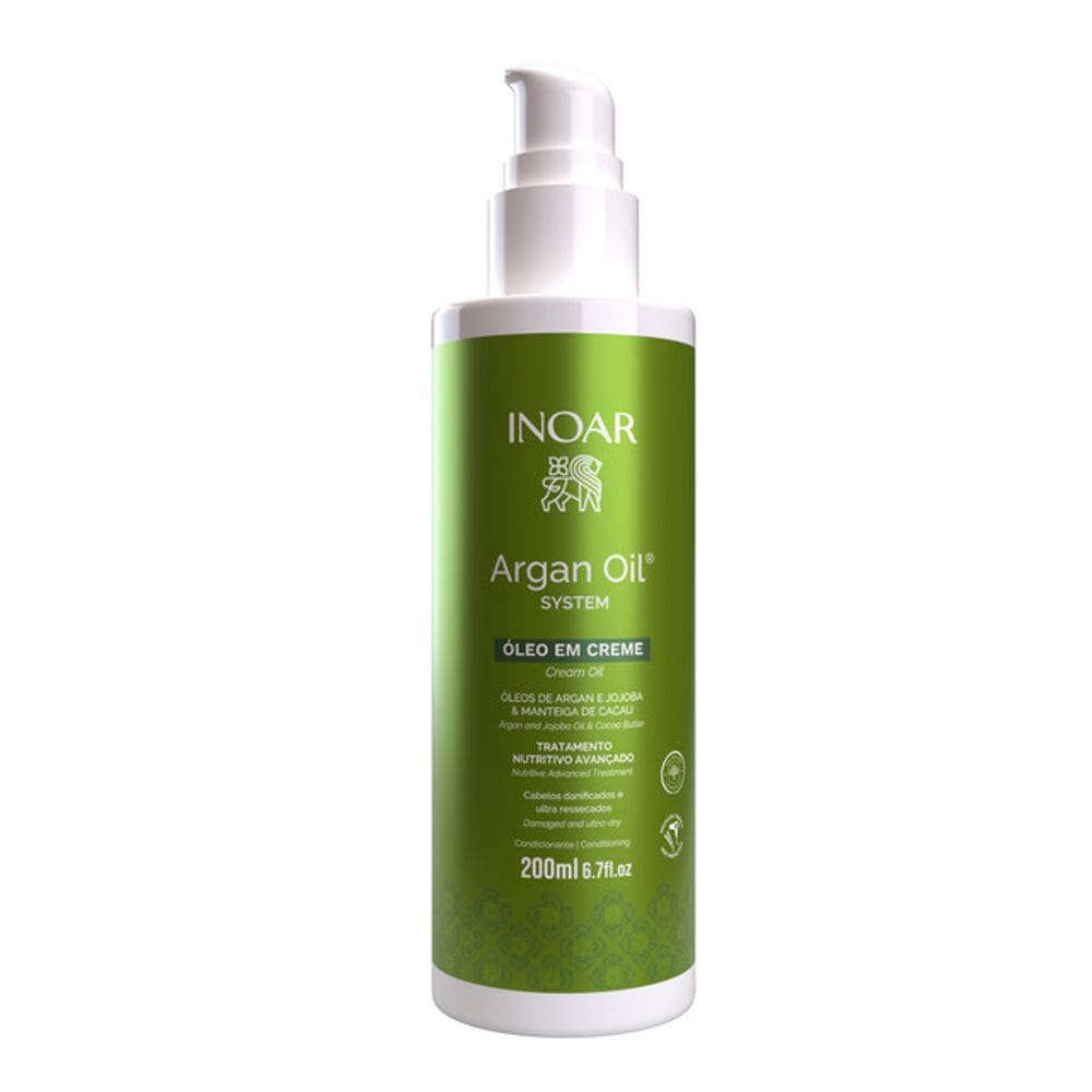 Inoar Argan Oil System Óleo em Creme 200ml