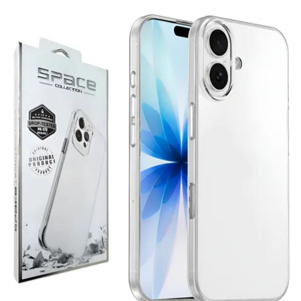 Capa Capinha Space Hybrid Clear Anti-Impacto Compatível Ipphone 17 Normal