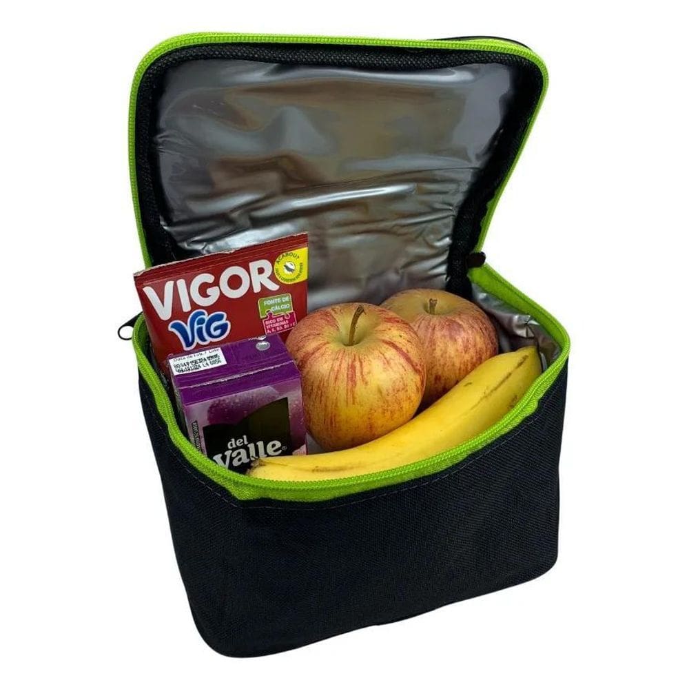 2X Bolsa Frasqueira De Mão Térmica Marmita Masculina Nécessa