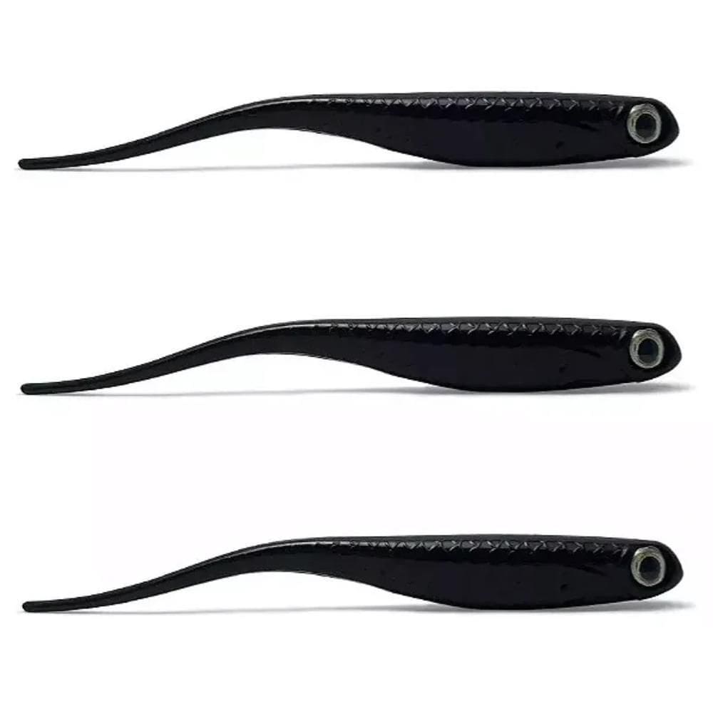 Monster 3X Fishing Iscas R-Shad 12Cm Black 3Unid