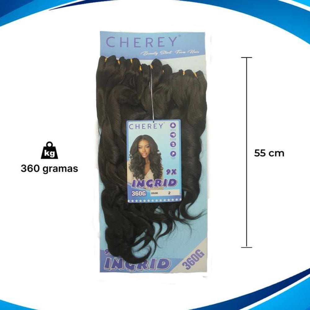 Cabelo Orgânico 9X Ingrid 360G Entrelace