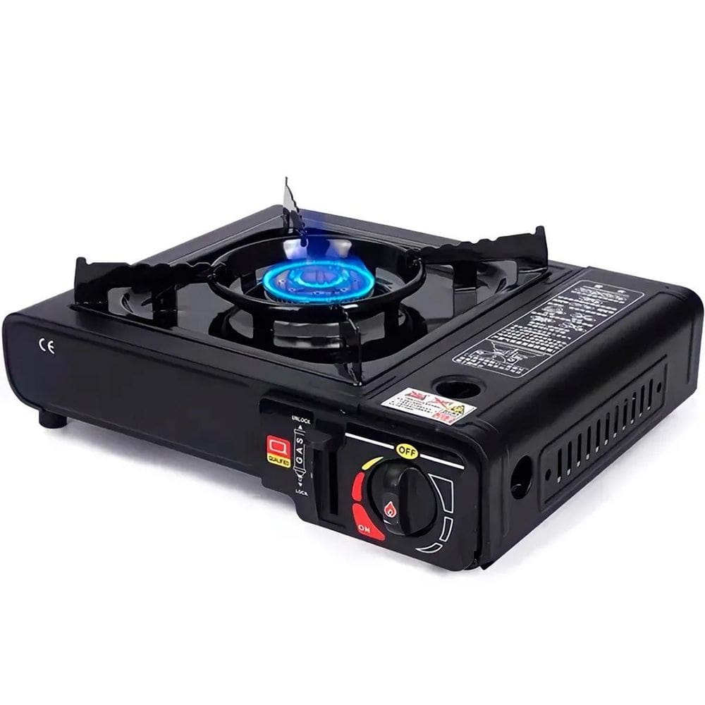 Mini Fogão Portátil Regulável Para Pescar E Cozinhar