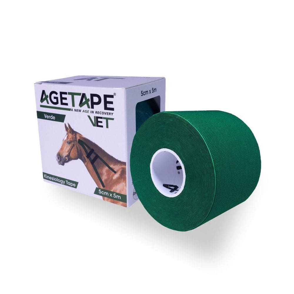 Agetape Vet Kinesiology Tape 5Cm X 5M - Verde Escuro