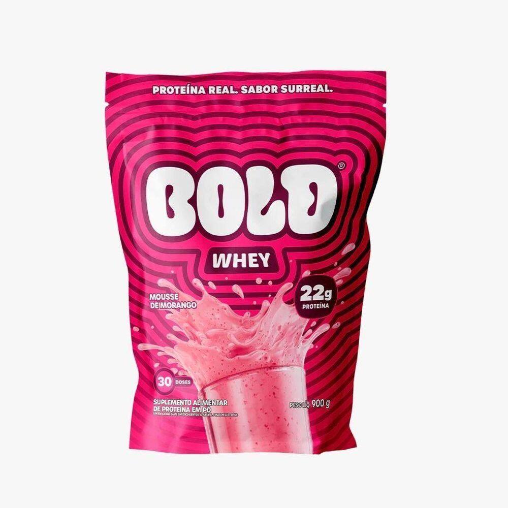 Bold Whey Refil 900G - Sabor: Mousse De Morango